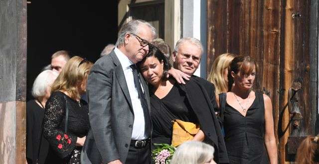 Lasse Berghagen Begravning