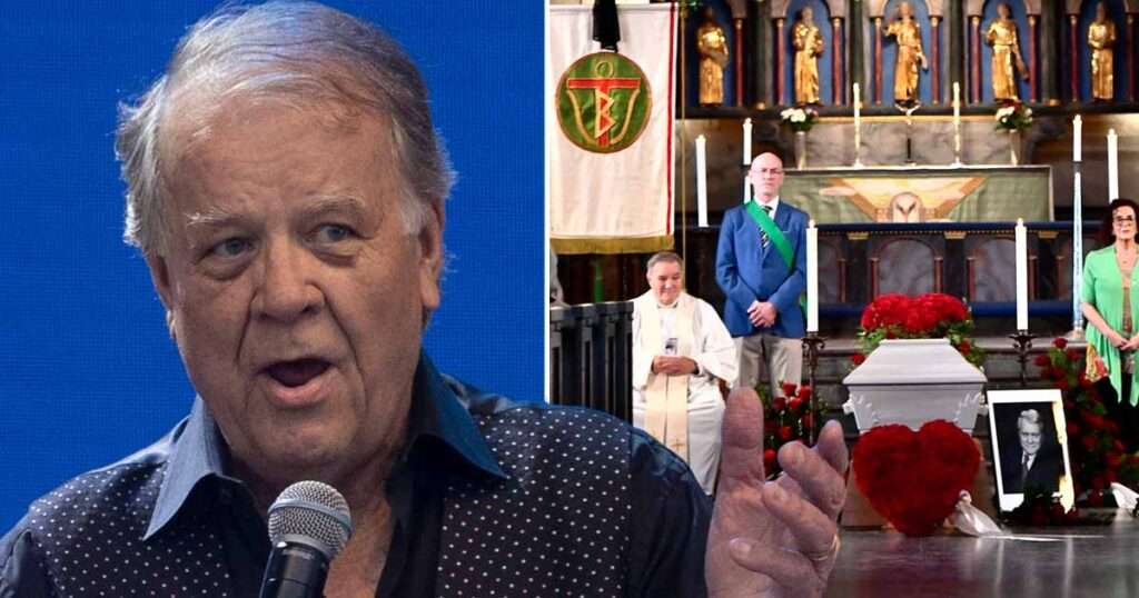 Lasse Berghagen Begravning